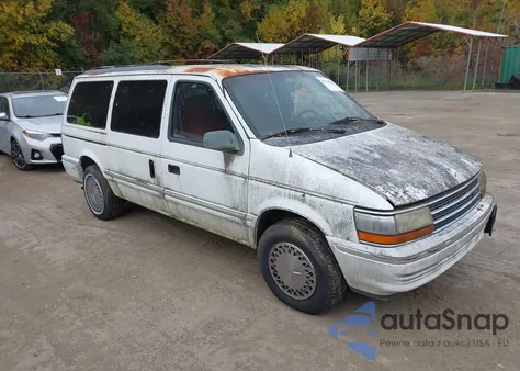1992 Plymouth Grand Voyager Se from USA, damaged, VIN 1P4GH44R9NX146771